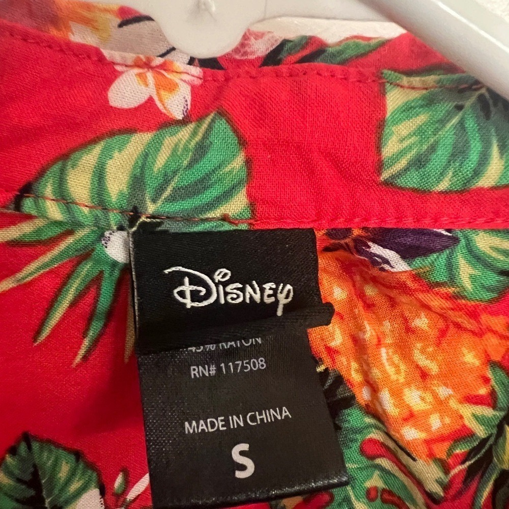 Disney Hawaiian Mickey Short Sleeve Buttoned Shirt, Adult Size‎ Small - Picture 4 of 4